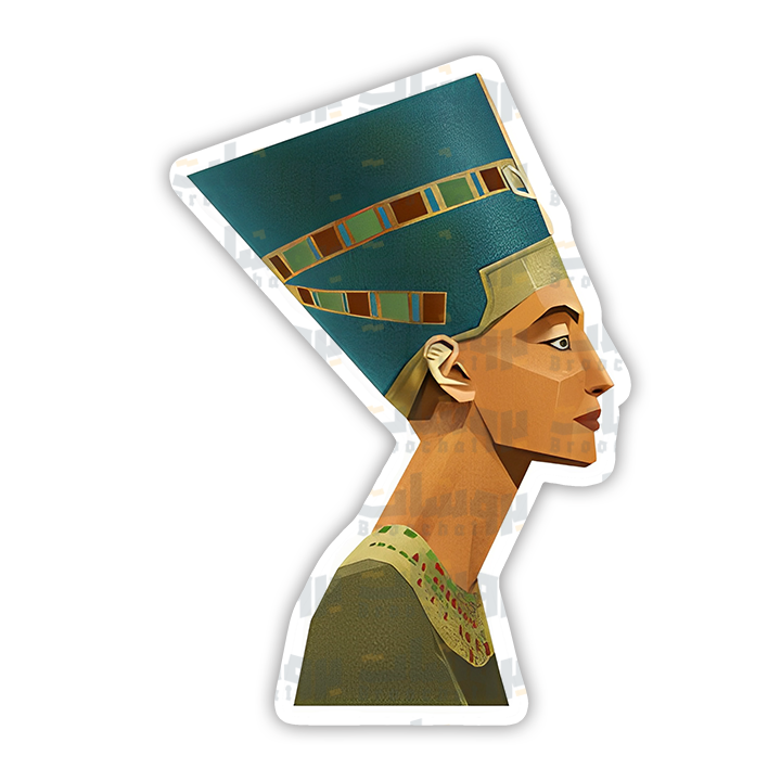 Nefertiti Bust Sticker