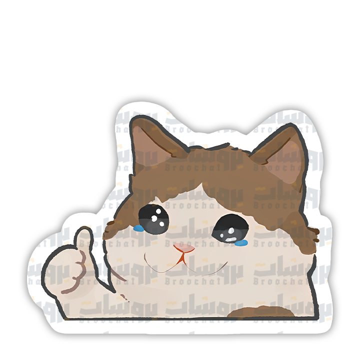 Crying Cat Meme Sticker
