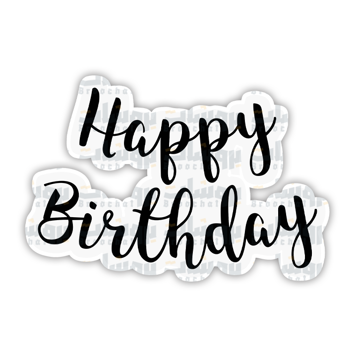 Happy Birthday Sticker