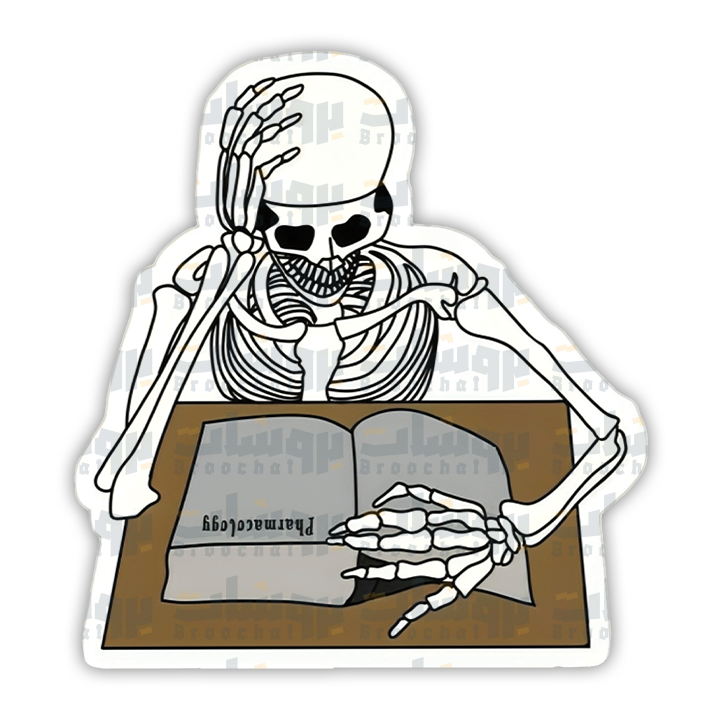 Pharmacology Skeleton Sticker