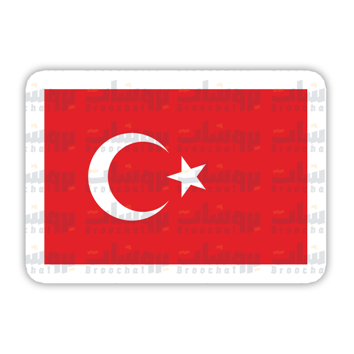 Turkey Flag Sticker
