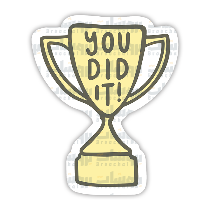 you did it Sticker