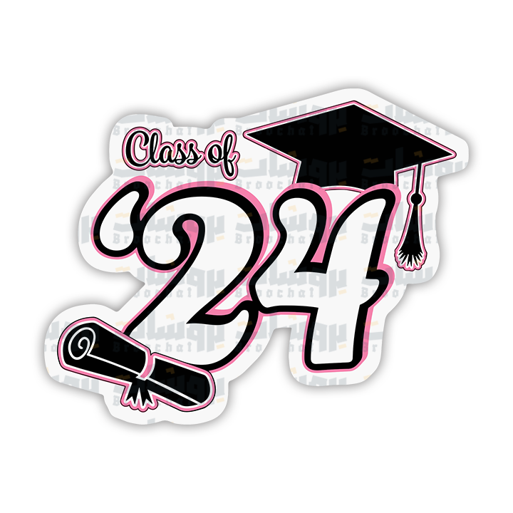 class of 24 Sticker