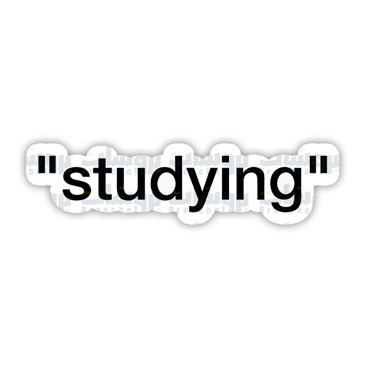 studying Sticker