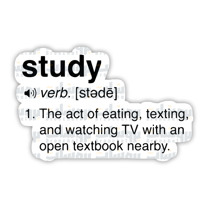 study Sticker