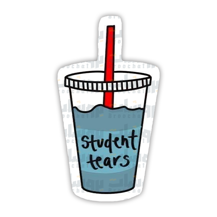 Student Tears Sticker