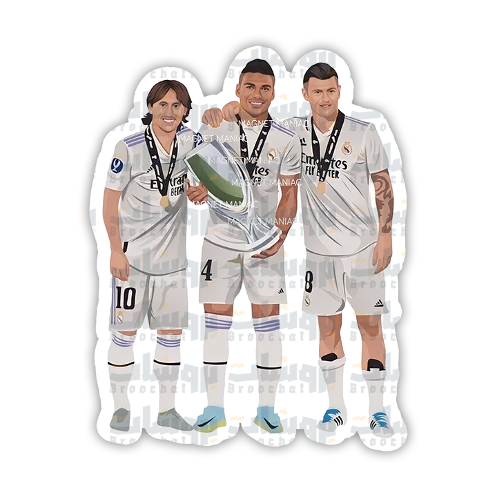 ستيكر مودرتش و كروس و كاسيميرو