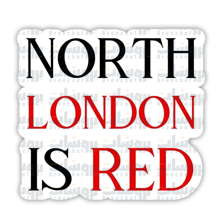 North London Is Red Sticker