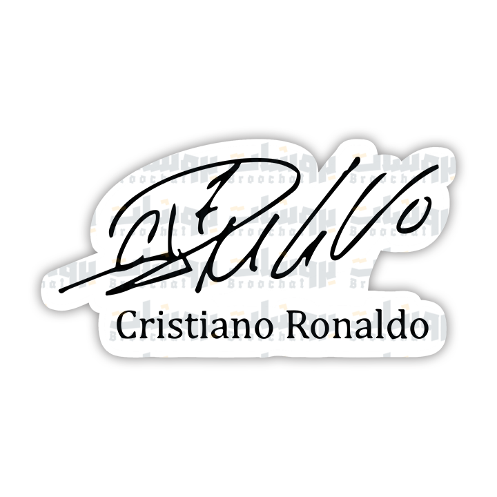 ستيكر توقيع كريستيانو رونالدو
