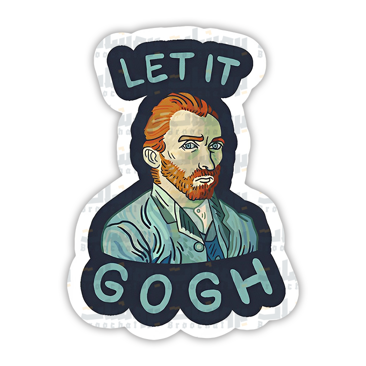 Let it Gogh Sticker