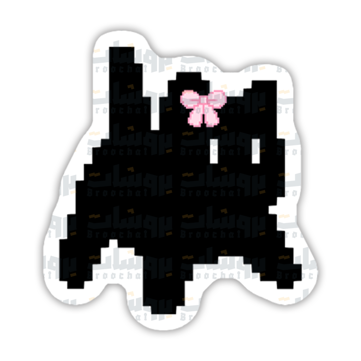 Pixel cat Sticker