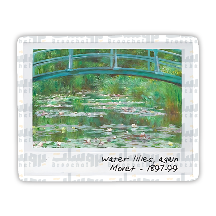 Water Lily Pond Sticker