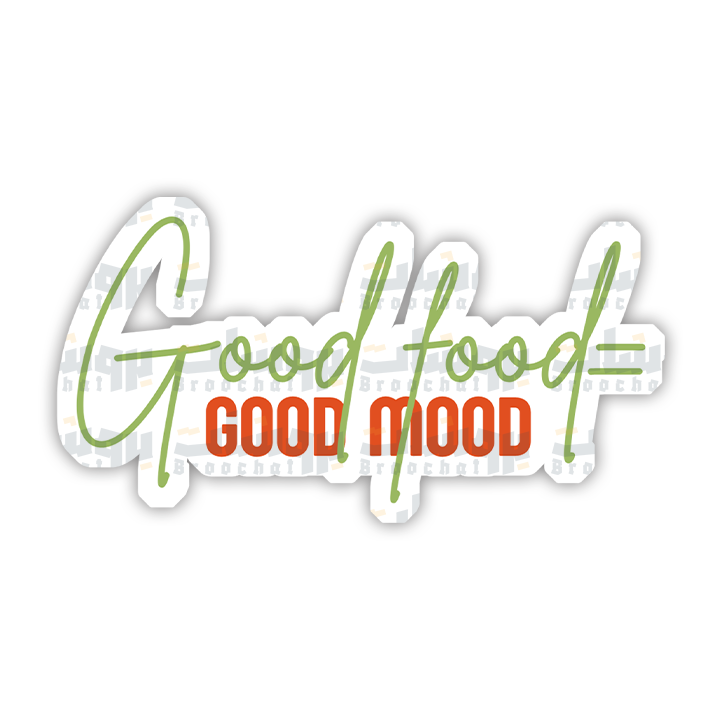 good food good mood Sticker