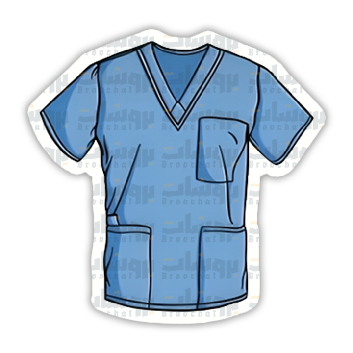 Dentist Scrub Sticker