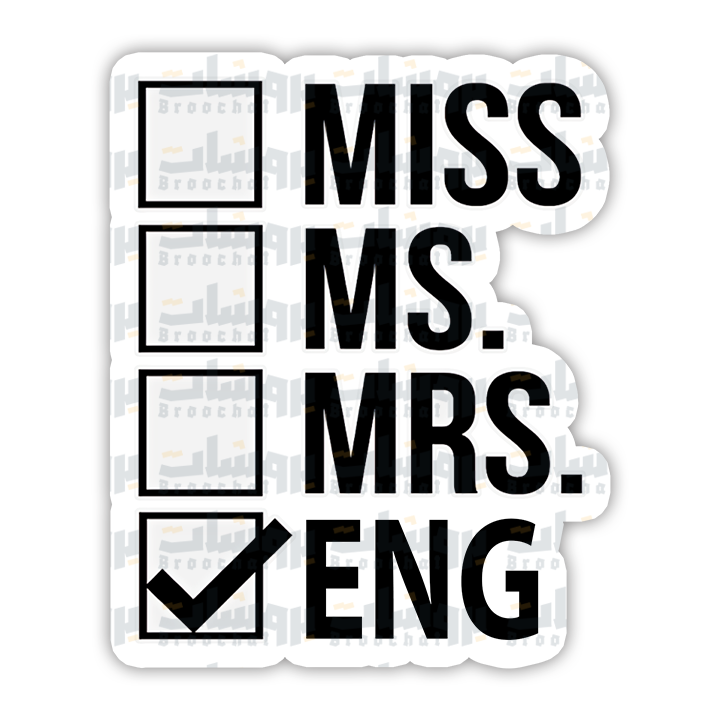 ENG Sticker