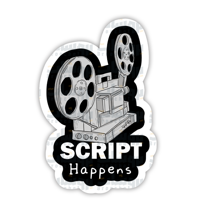 Script Happens Sticker