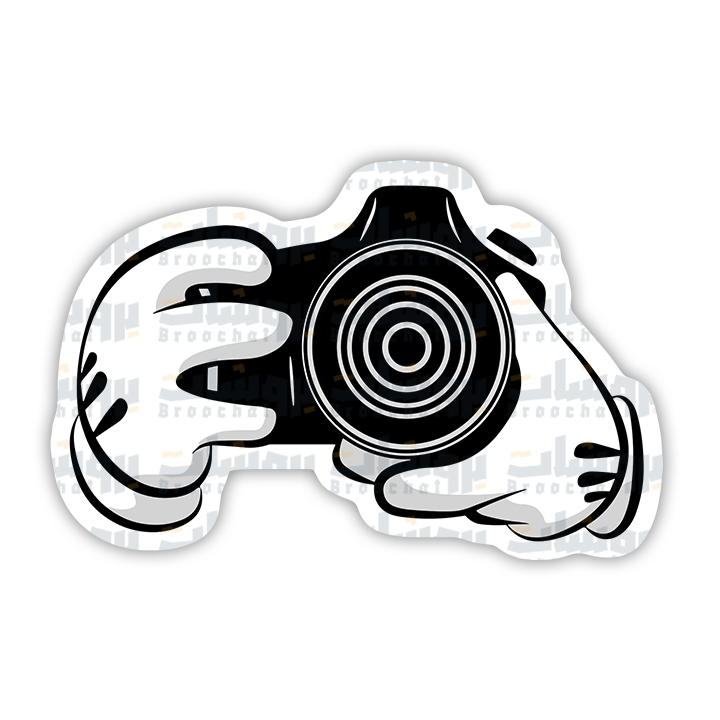 Mickey Mouse Camera Sticker