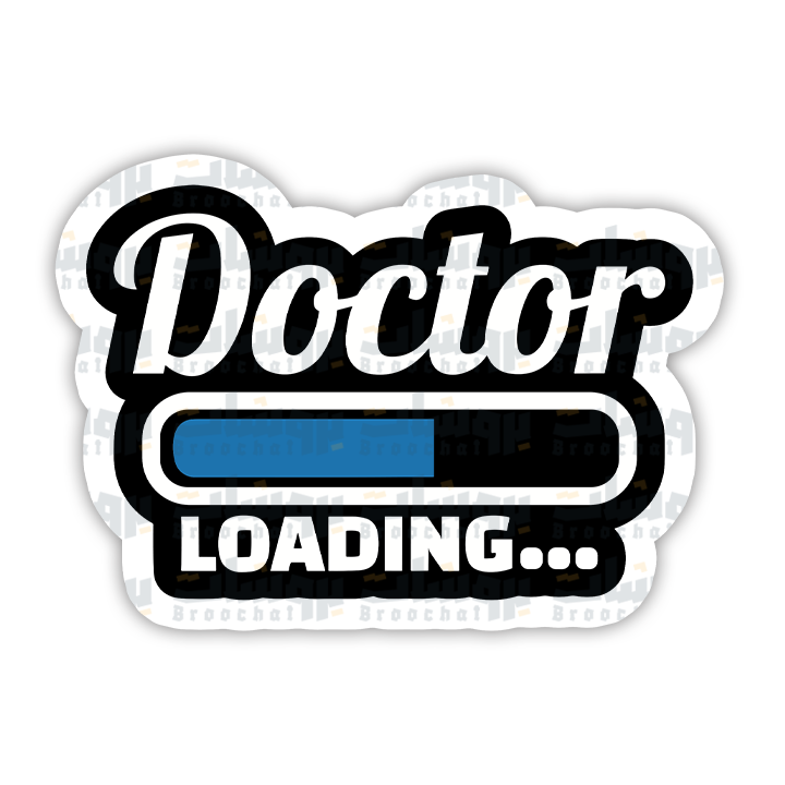 Doctor Loading Sticker