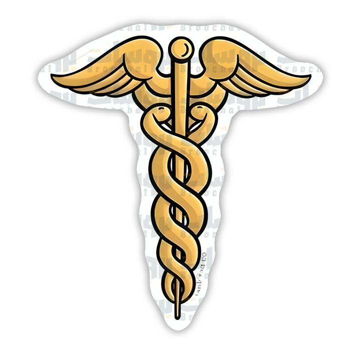 Caduceus Sticker