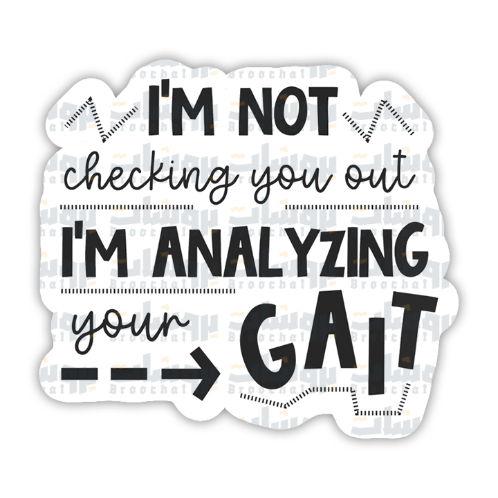 I'm Analyzing Sticker
