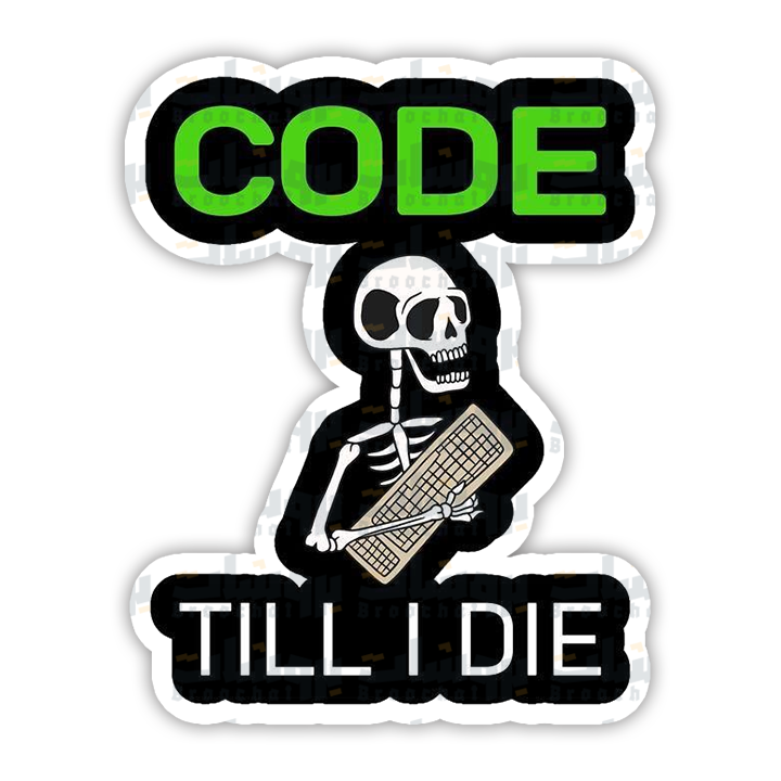 Code till i die Sticker