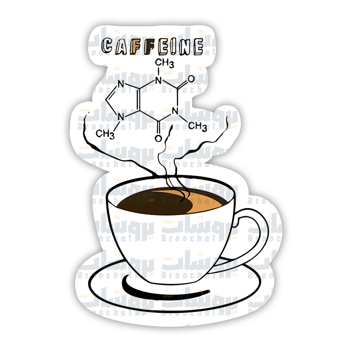 Caffeine Sticker