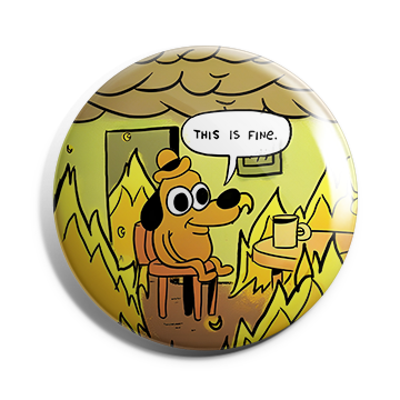 Cartoon Dog Brooch