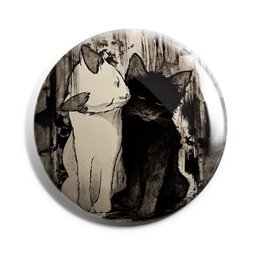 Cats Brooch