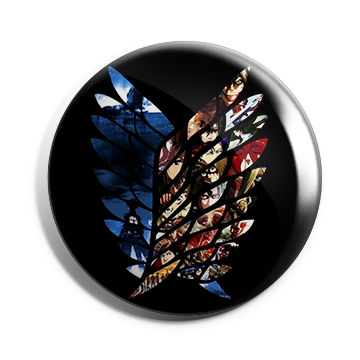 Attack on Titens Brooch