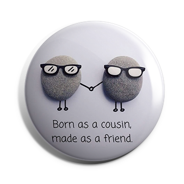 Friends Quotes Brooch