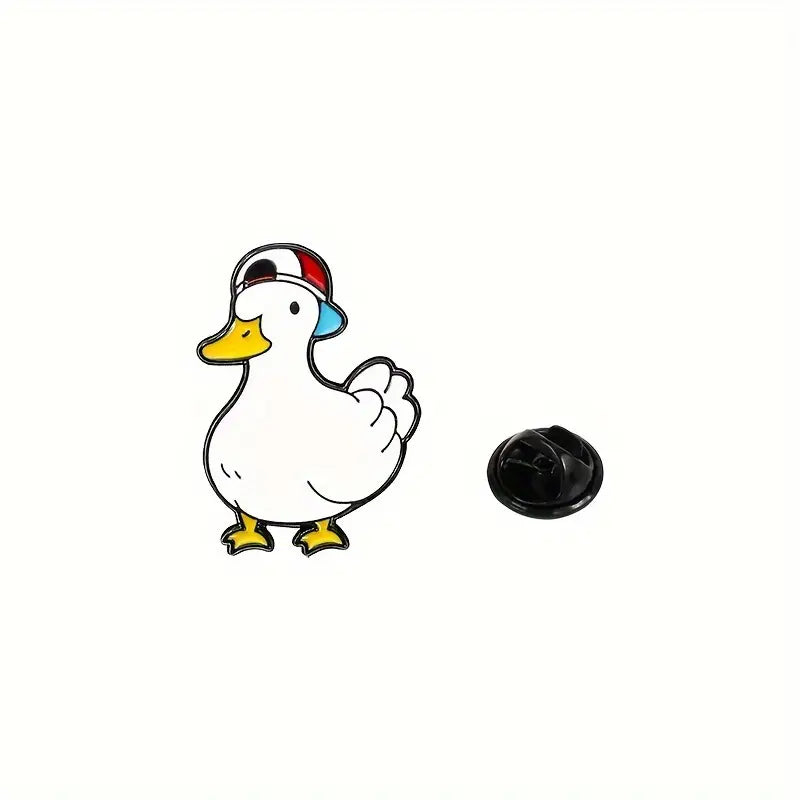 Dancing Duck Enamel Pin
