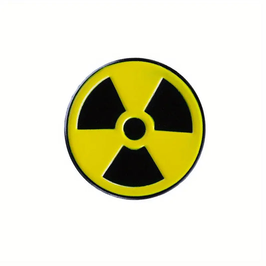 Radiation Symbol Enamel Pin