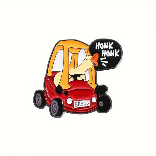 Funny Duck Enamel Pin