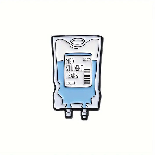 Med Student Tears Enamel Pin