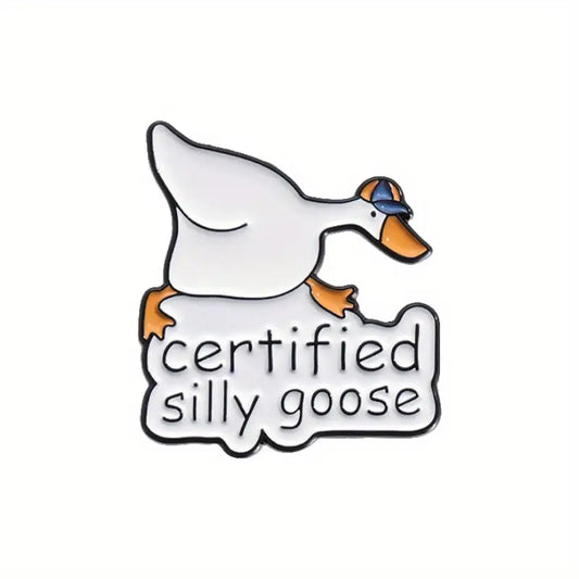 Certified Silly Goose Enamel Pin