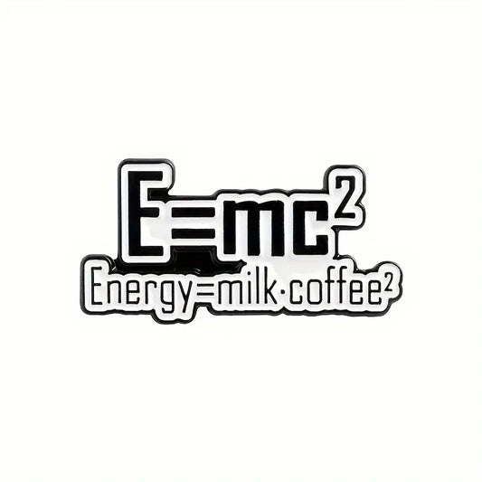 E = mc² Enamel Pin