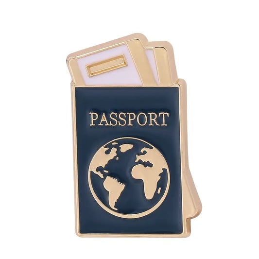 Passport Enamel Pin
