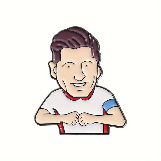 Robert Lewandowski footballer Enamel Pin