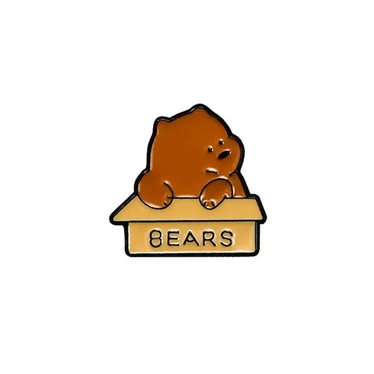 Grizzly Bear Enamel Pin