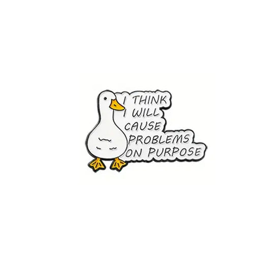 Goose Enamel Pin
