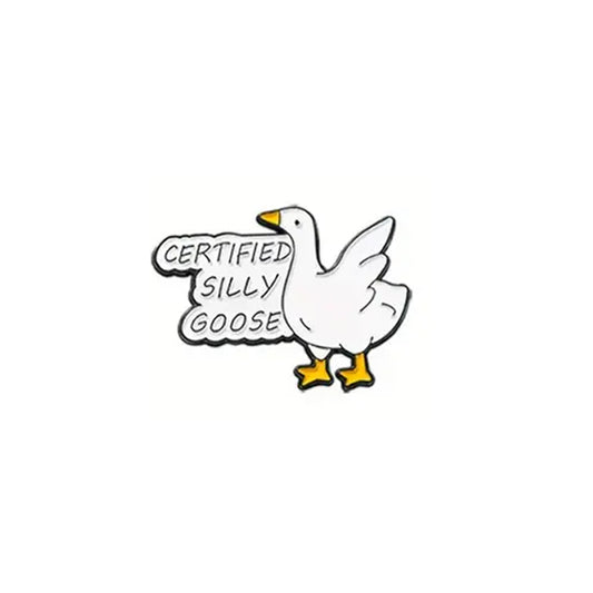 Certified Silly Goose Enamel Pin