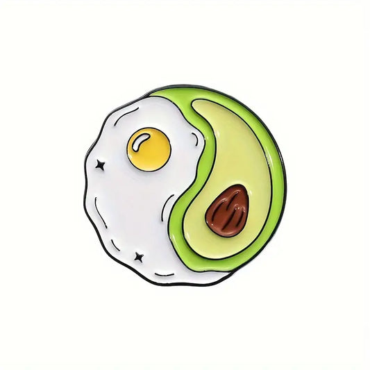 Egg & Avocado Enamel Pin