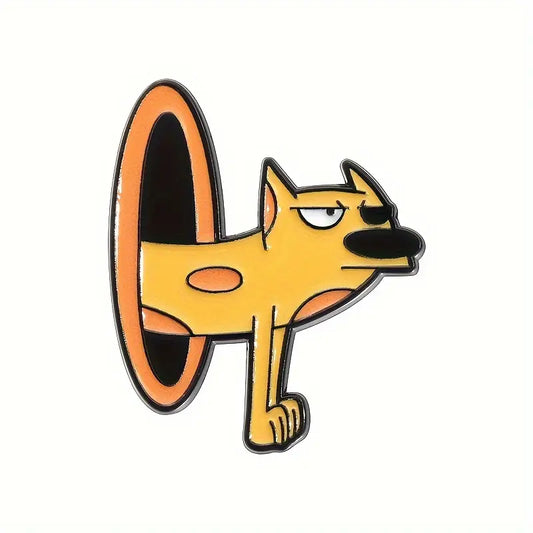 Cat From CatDog Cartoon Enamel Pin
