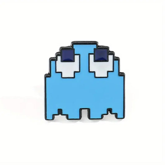 Pac-Man Blue Enemy Enamel Pin