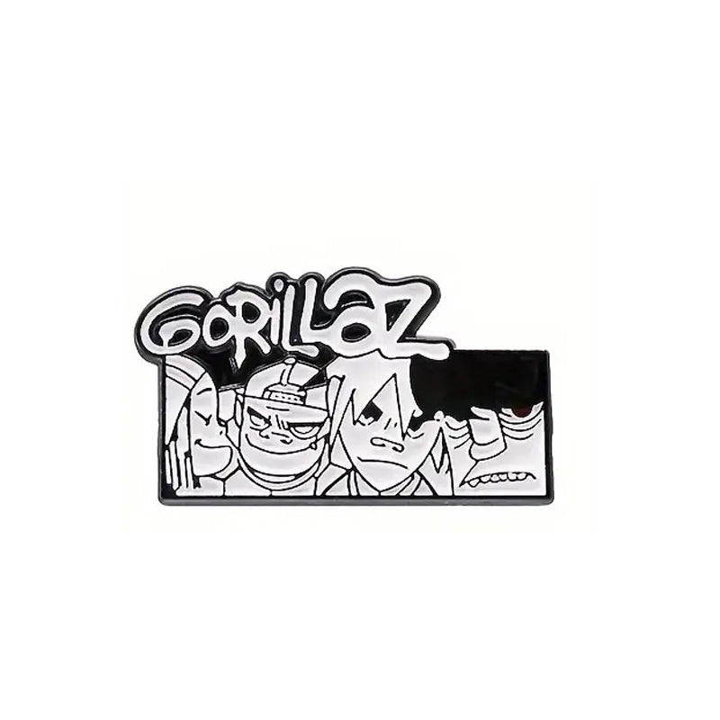 Gorillaz Band Enamel Pin