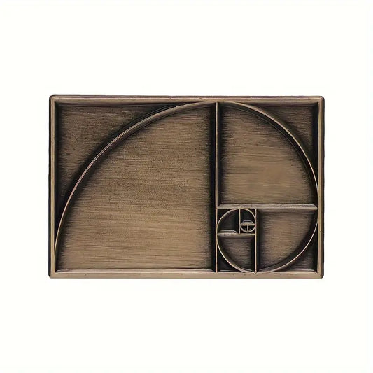 Golden Ratio Fibonacci Enamel Pin