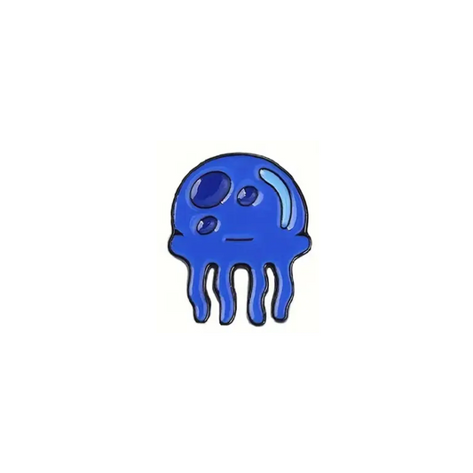 Blue Jellyfish Enamel Pin