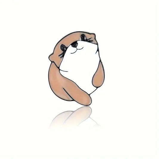 Cute Cartoon Otter Enamel Pin
