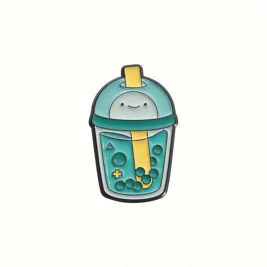 BMO  Milk Tea Cup Enamel Pin