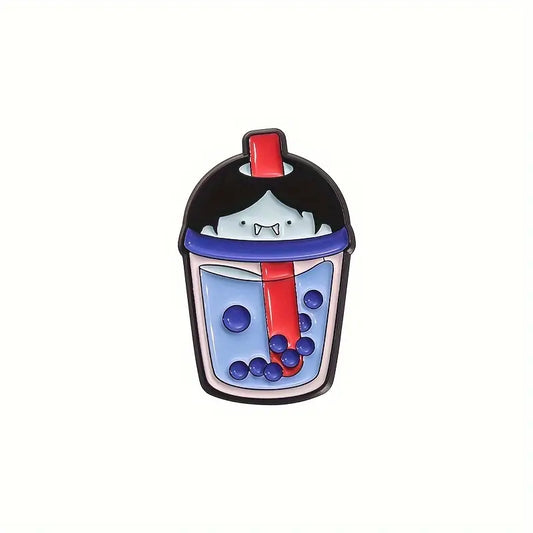Marceline the Vampire Queen Milk Tea Cup Enamel Pin